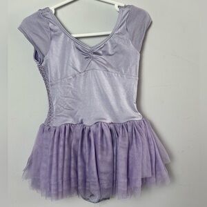 Bloch Girls Dance Leotard size 6x-7 Purple in EUC